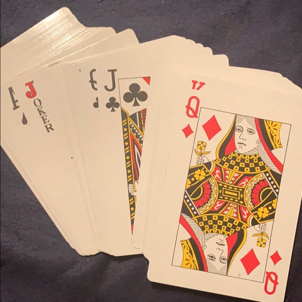 New Deck of Playing Cards Used Once or Twice